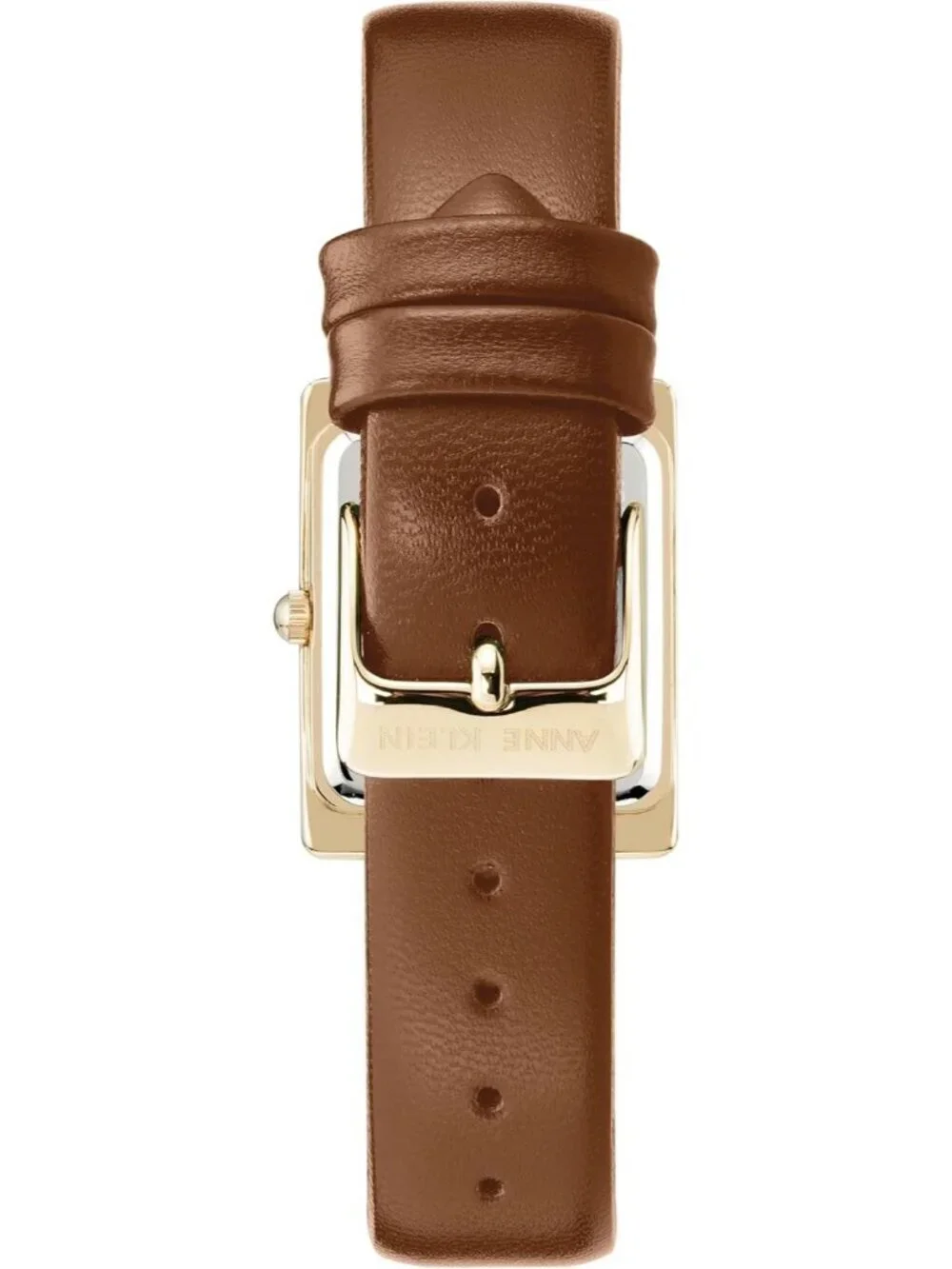 Anne Klein Women's Honey Brown Gold Leather Strap Analog Quartz Luxury Watch